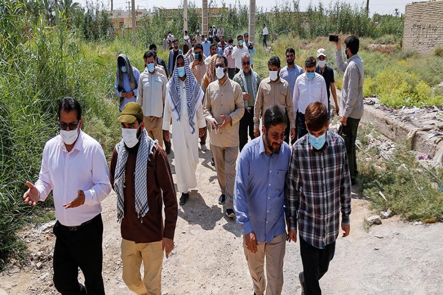 بازدید جمعی از ستایشگران مذهبی کشور از روستاهای محروم خوزستان