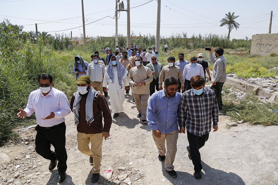 بازدید جمعی از ستایشگران مذهبی کشور از روستاهای محروم خوزستان