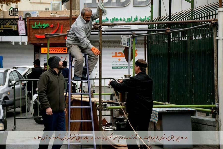 دومین اجتماع مدافعان حریم ولایت و عزاداری شام شهادت امام حسین عسکری علیه السلام در شاهرود