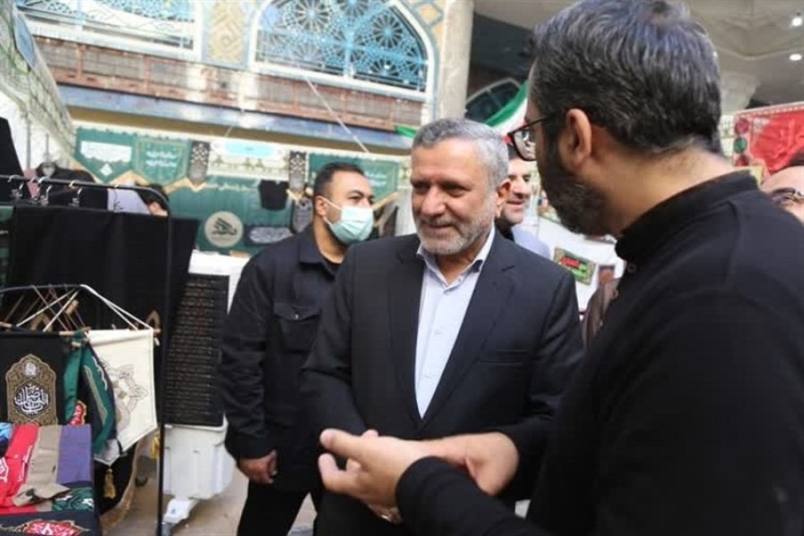 بازدید معاون اجرایی رئیس جمهور از سومین نمایشگاه نیازمندی‌های اربعین